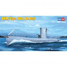 Submarine model: DKM Navy Type VII-A U