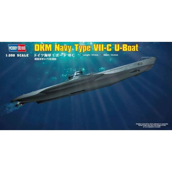 U-Boot-Modell: Deutsche Marine Typ VII-C U - HobbyBoss-83505