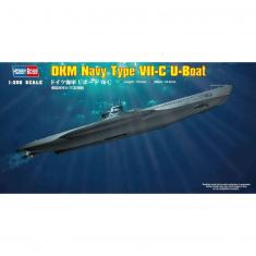 German Navy Type VII-C U-Boat - 1:350e - Hobby Boss