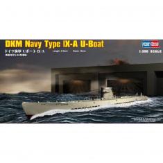 Maqueta de submarino: DKM Navy Type IX-A U