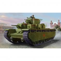 Maqueta de tanque: tanque pesado soviético T-35 
