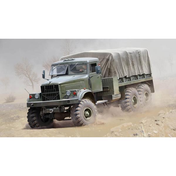 Maquette véhicule militaire : KrAZ-255B russe - HobbyBoss-85506