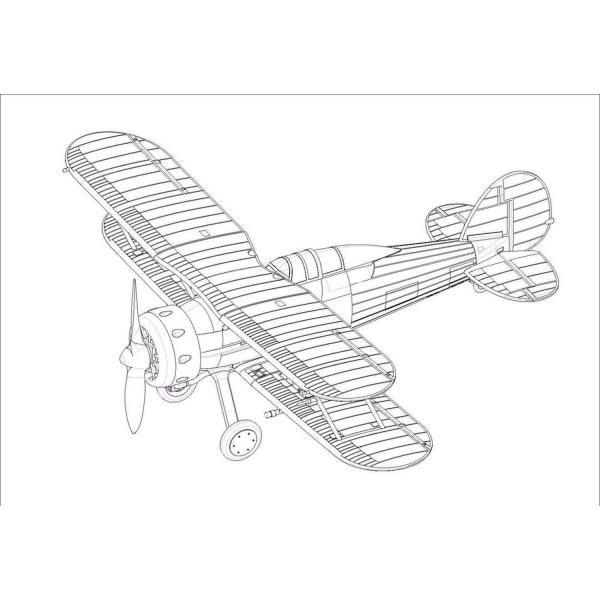Maquette avion : RAF Gladiator - HobbyBoss-80289