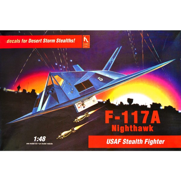 Maquette avion : F-117A Nighthawk - Hobbycraft-HC1631