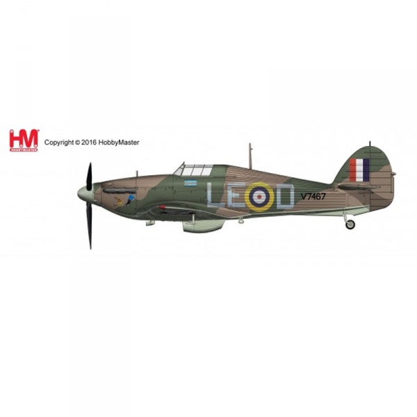 Modèle réduit avion : Hawker Hurricane I - hobbymaster-HMHA8606