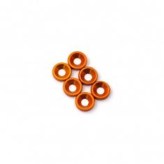 Kit rondelle cuvette alu orange - HobbyTek