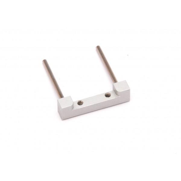 Support d axe de triangle AV AR en alu - HobbyTek - STRMB-S006