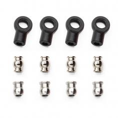 Chapes et boules pour amortisseurs Wolf CRX2