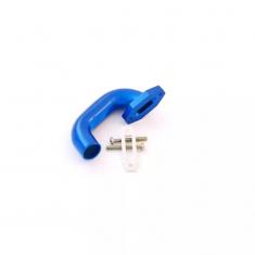 Coude bleu anodise 2.5cc type V-ONE / TS-4 / RS-4 / CEN / TRAXXAS - HobbyTek