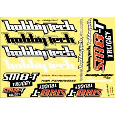 Planche stickers STR8 Truggy - HobbyTek