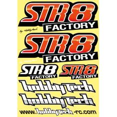 Planche stickers STR8 Factory - HobbyTek