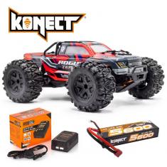 MONSTER ROGUE TERRA ROUGE BRUSHLESS PACK BATTERIE ET CHARGEUR