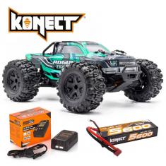 MONSTER ROGUE TERRA VERT BRUSHLESS PACK BATTERIE ET CHARGEUR