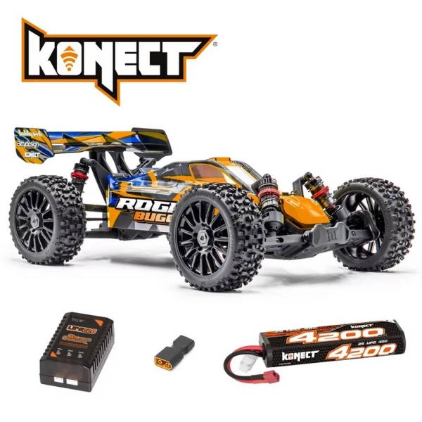 ROGUE Buggy 1/8ème Brushless Orange-PACK accus et chargeur - 1.ROGB.OR.RTR-PACK