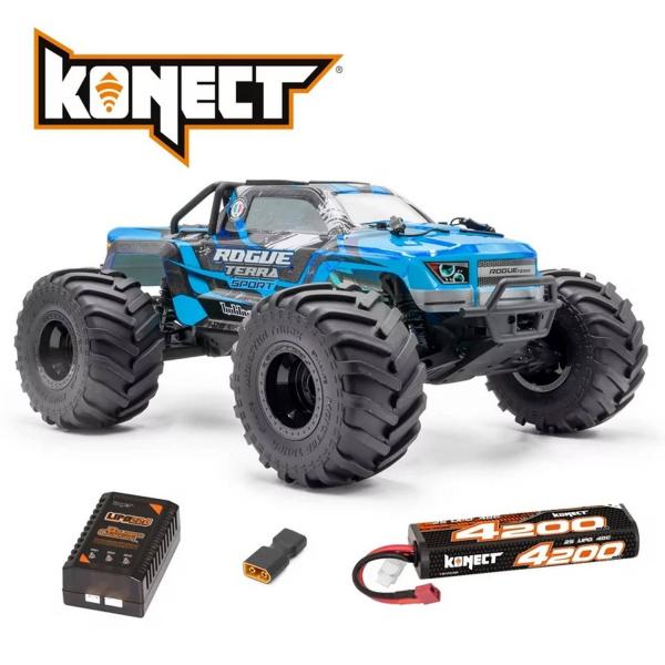 ROGUE TERRA brushless SPORT Bleu-PACK accus et chargeur - 1.ROGT.SP.BL-PACK