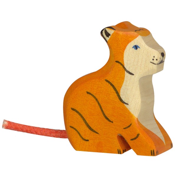 Figurine en bois Holztiger : Animaux de la Jungle : Tigre petit - Holztiger-8680138