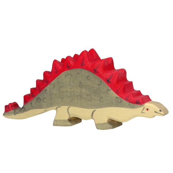 Figurine en bois Holztiger : Dinosaures : Stegosaure - Holztiger-8680335