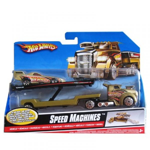 Camion Hot Wheels et sa voiture : Speed Machine - Mattel-C0628-P1771