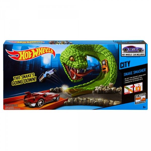 Circuit de voitures Hot Wheels Piste serpent Jeux et jouets Hot Wheels Avenue des Jeux