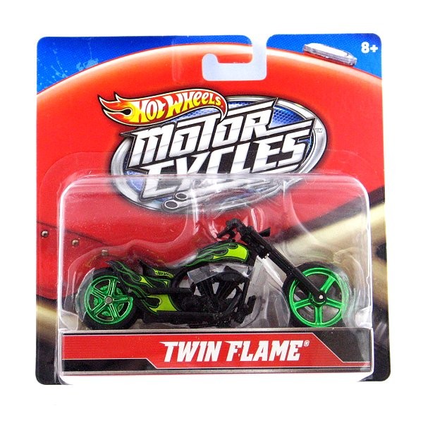 Moto - Hot Wheels - Motorcycles 1/18 : Twin Flame - Mattel-X4221-X7722