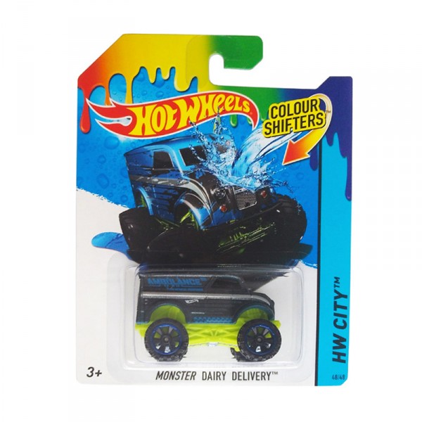 Voiture Hot Wheels : Colour Shifters : Monster Dairy Delivery - Mattel-BHR15-BHR57