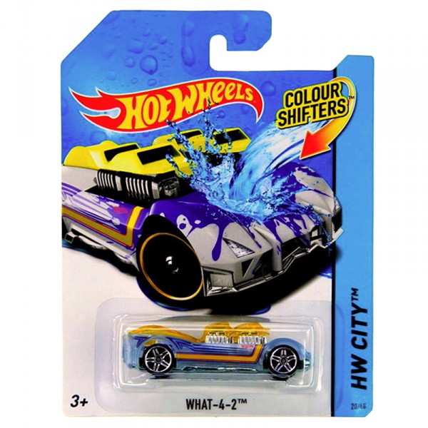 Voiture Hot Wheels : Colour Shifters : What-4-2 - Mattel-BHR15-BHR36