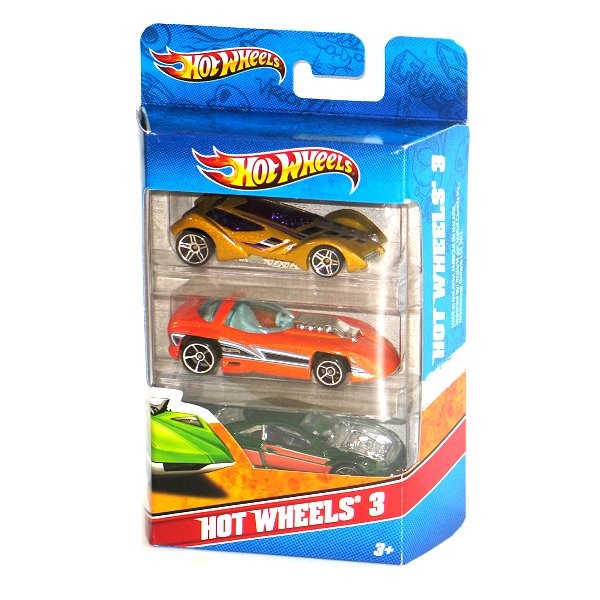 Voitures Hot Wheels Coffret de 3 voitures - Mattel-K5904