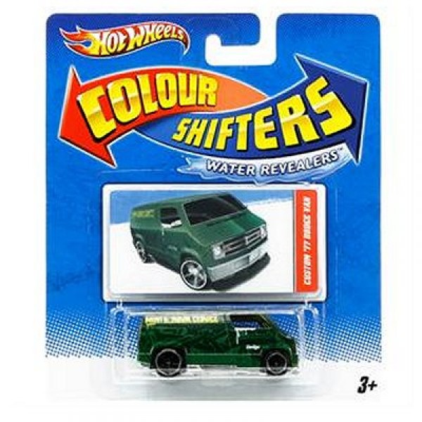 Voitures Hot Wheels - Colour Shifters : 77 Dodge Van - Mattel-V0576-V0593