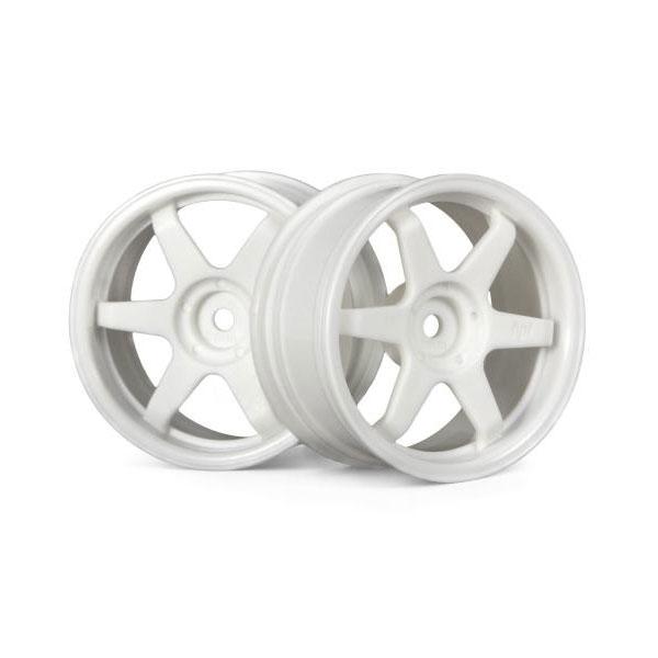 JANTES TE37 BLANCHES À BATONS SPRINT 2 (X2) - Hpi Racing - HPI-3840