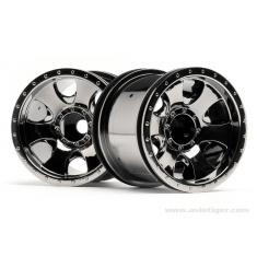 HPI Jantes Warlock Black Chrome