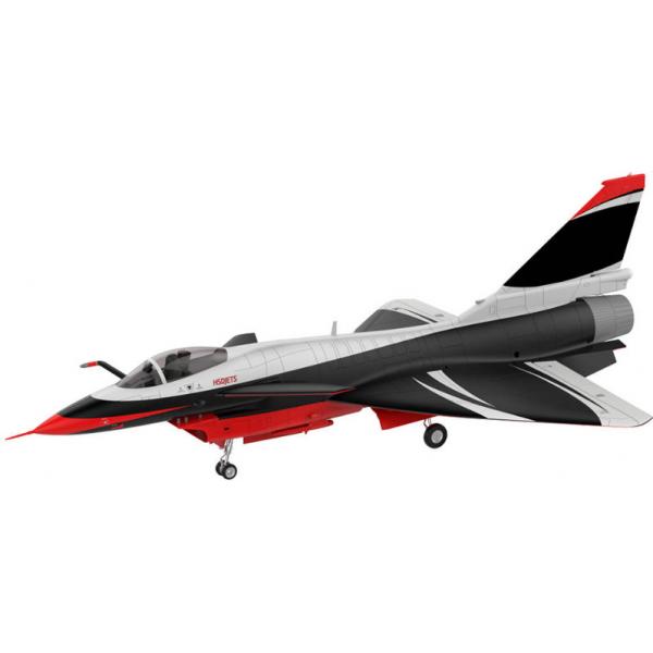 HSD J10 8kg 1300mm Turbine Foam Jet Noir Rouge et Blanc (PNP avec fumée et Vecteur sans turbine) - HSDA67040200S