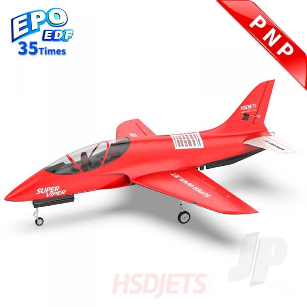 Super Viper 105mm EDF 12S Foam Jet 1.5m Red (PNP) - HSDJets - HSDA01010204J