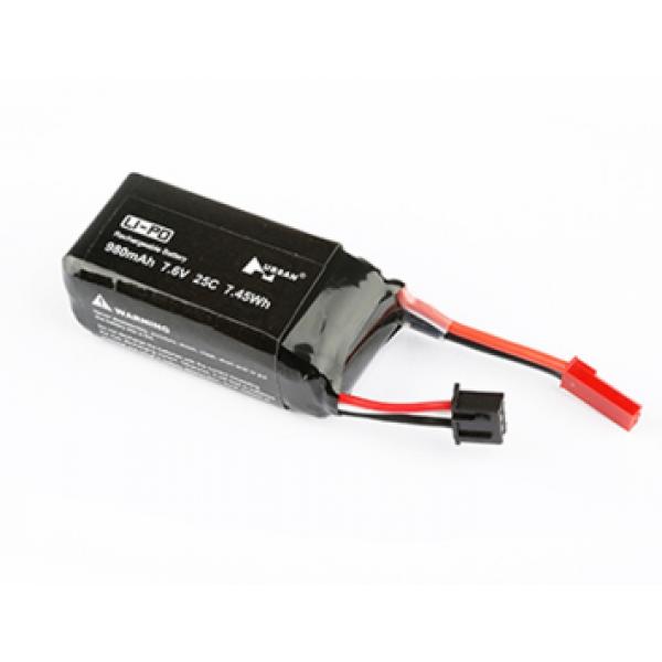 Batterie Lipo Hubsan H123 HV 2S 7.6V 980mAh 25C - H123D-17