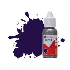 Peinture Humbrol Acrylic DROPPER BOTTLE 14ml 68 Purple Gloss - Humbrol