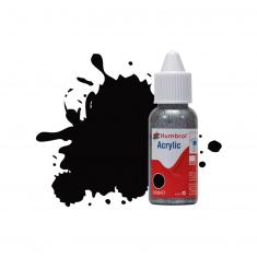 Peinture N°85 Noir - Satin : Acrylique : 14 ml 