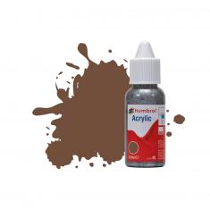 Peinture Humbrol Acrylic DROPPER BOTTLE 14ml 98 Chocolate Matt - Humbrol