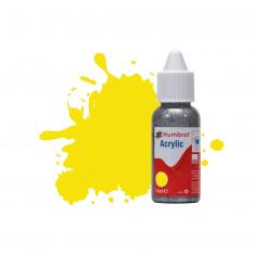 Peinture Humbrol Acrylic DROPPER BOTTLE 14ml 99 Lemon - Matt - Humbrol