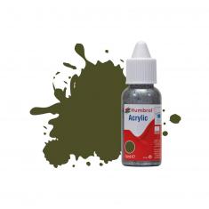 Peinture N°155 Olive Brun - Mat : Acrylique : 14 ml