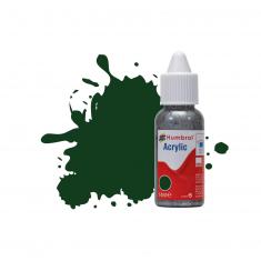 Peinture Humbrol Acrylic DROPPER BOTTLE 14ml 3 Brunswick Green Gloss - Humbrol