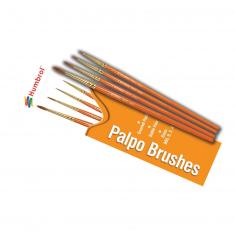 Set mit 4 Pinseln - Palpo: Größe 000, 0, 2, 4