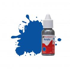 Peinture N°14 Bleu de France - Brillant : Acrylique : 14 ml