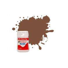 Peinture Humbrol Acrylic 186 Brown Matt 18,2ml (14ml + 30% gratuit) - Humbrol