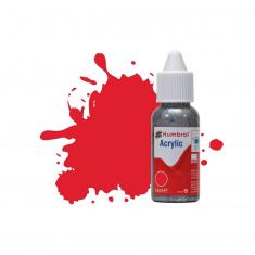 Peinture Humbrol Acrylic DROPPER BOTTLE 14ml 19 Red - Gloss - Humbrol