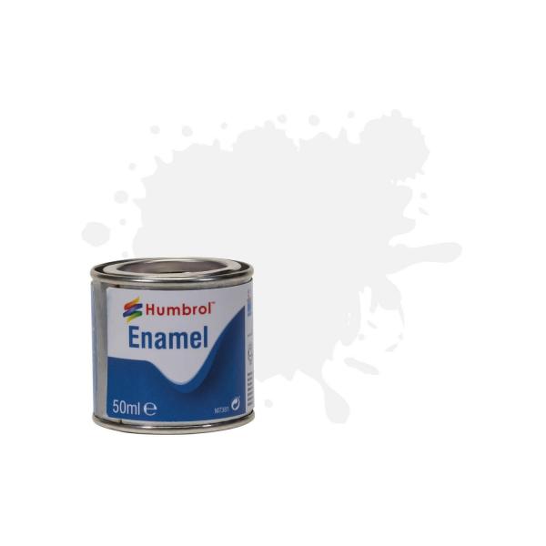 Farbe Nr. 34 Weiß - Matt: Emaille: 50 ml - Humbrol-AQ0034