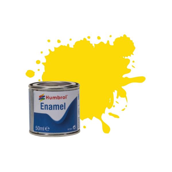 Paint N ° 69 Yellow - Gloss: Enamel: 50 ml - Humbrol-AQ0069
