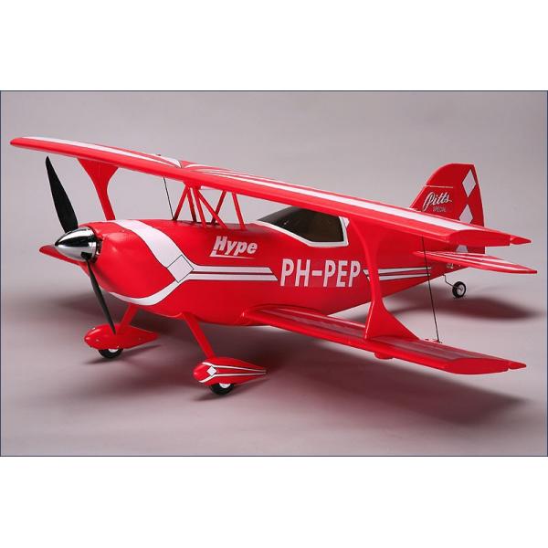 Pitts Special rouge, ARF, BL, servos Hype - HYP-018-2000