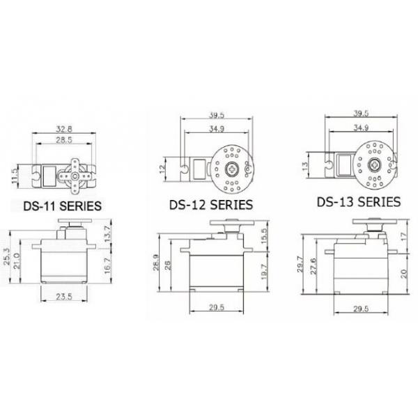 Servo digital Hyperion DS20HMD Atlas Servo 20mm / 49g / 8kg Jeux