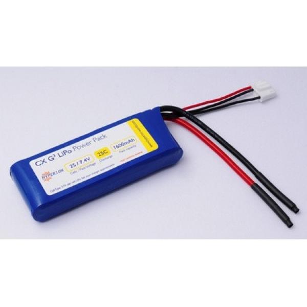 Hyperion G3 CX - 2S 1600mAh (25C) - HYP-HP-LG325-1600-2S