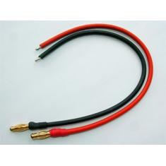 EOS Output Silicone Wire Set, 2x 4mm GoldPlug - HP-EOSOUTCORD
