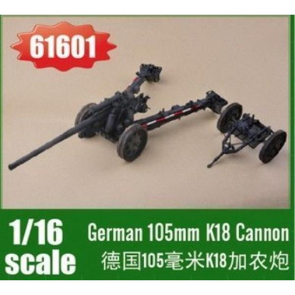 German 105mm K18 Cannon - 1:16e - I LOVE KIT - 61601